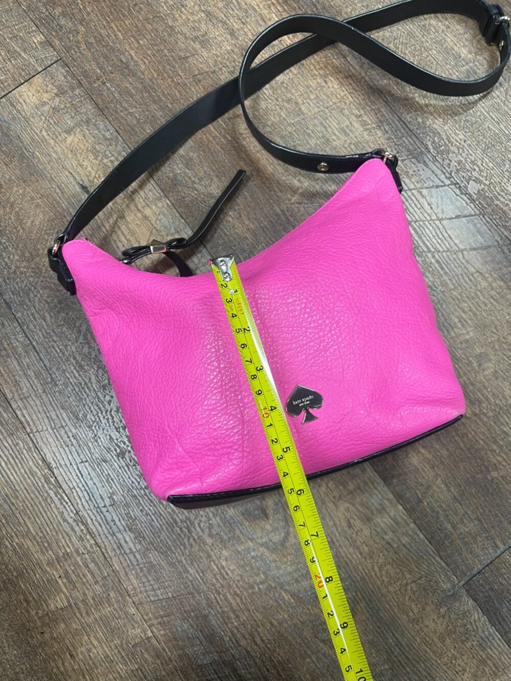 Kate Spade Leroy Street Vivienne Barbiecore Pink Leather Crossbody - Picture 4 of 11